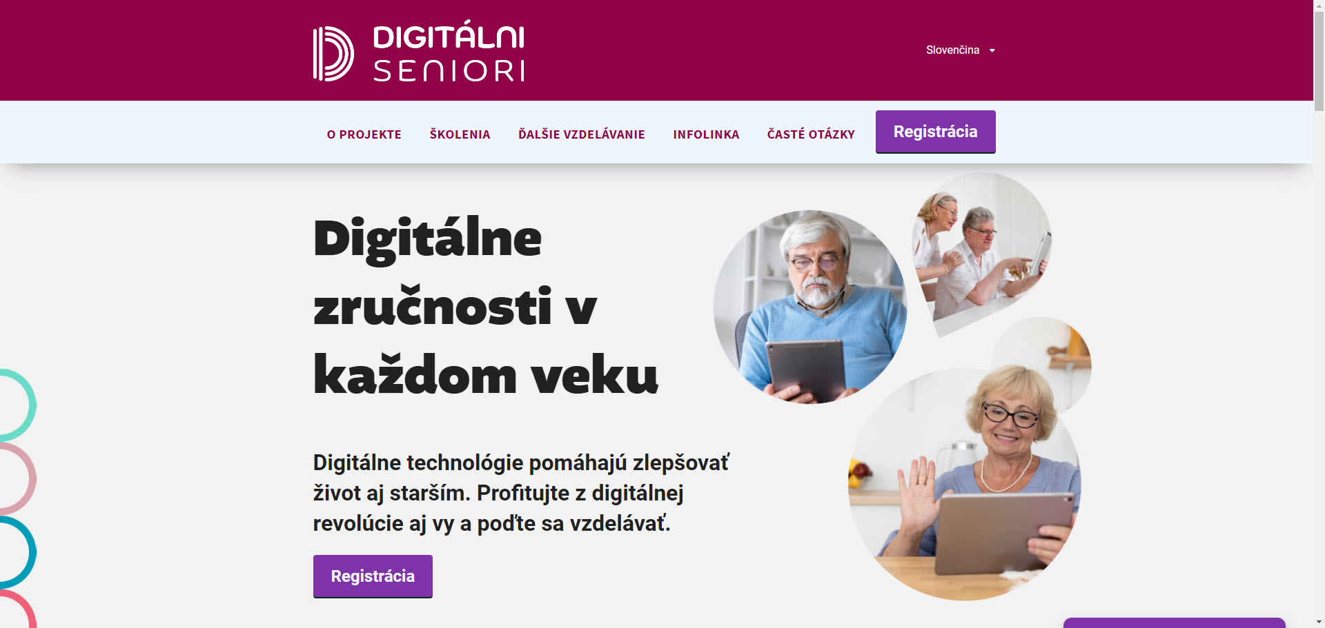 Za seniormi príde projekt rozvoja digitálnych zručností až priamo k nim. Dostanú aj tablety