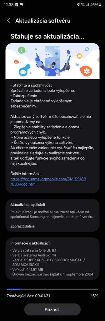 Samsung Galaxy S23 Ultra dostal dve aktualizácie za sebou