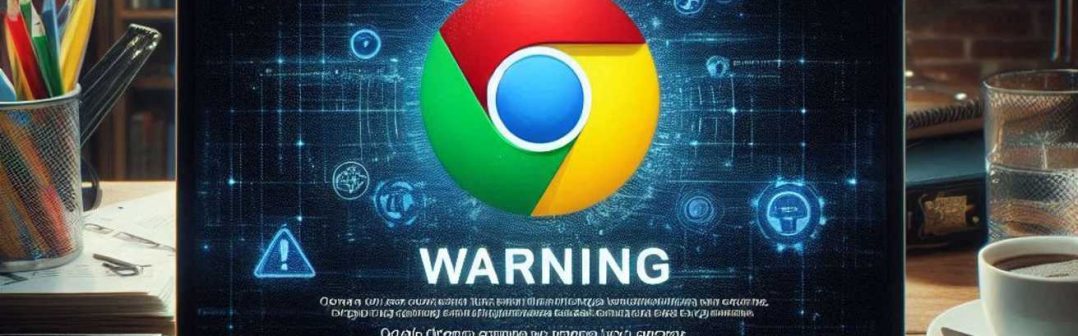 google chrome warning AI image