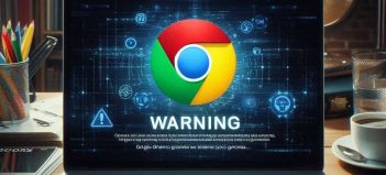 google chrome warning AI image