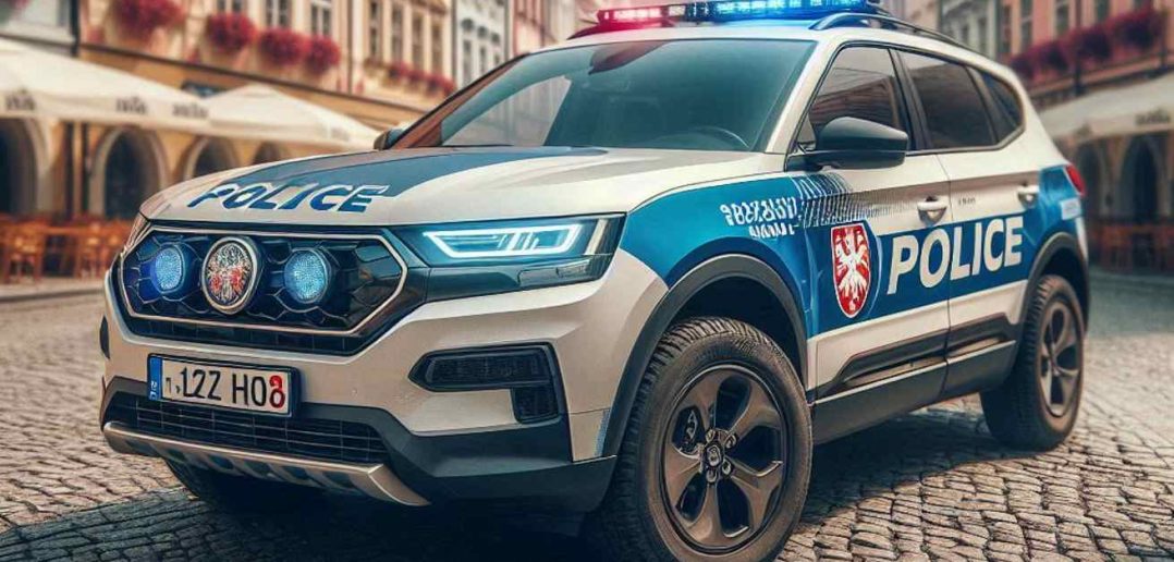 police car AI image