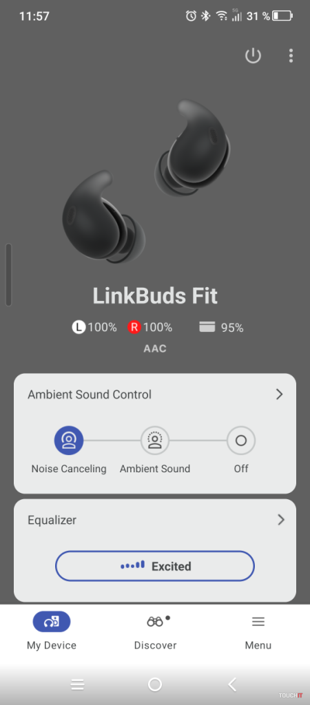 sony linkbuds fit sound connect app