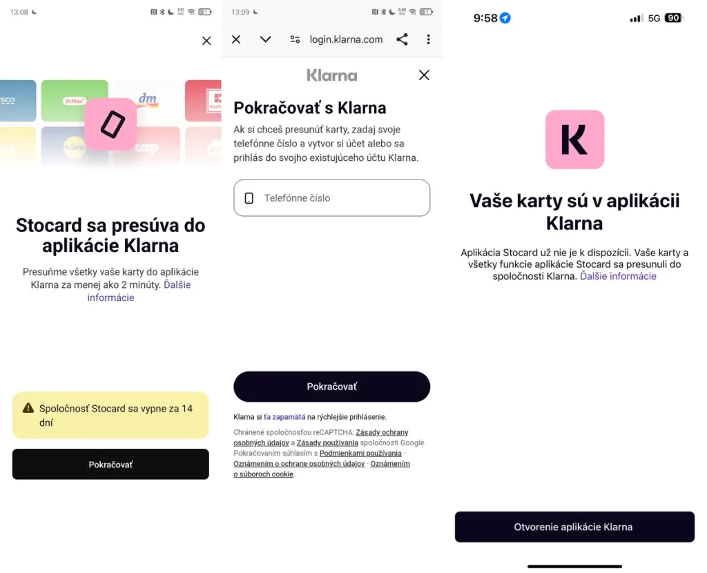 Stocard začína migrovať používateľov do aplikácie Klarna