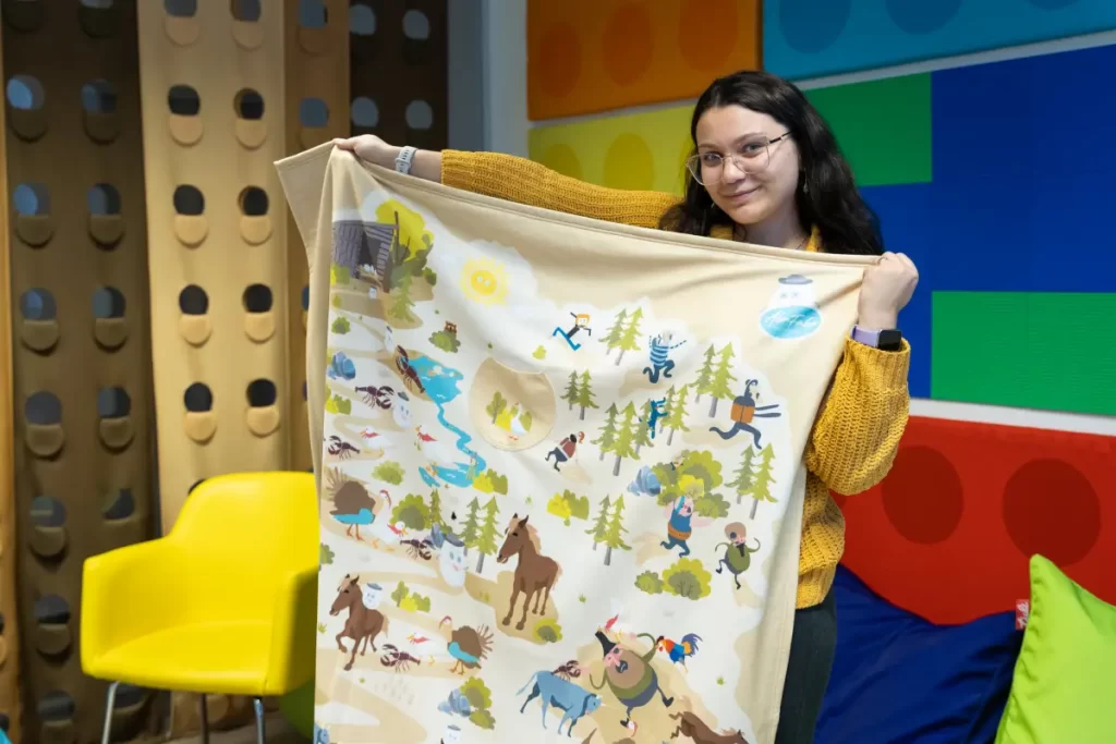 Interaktívna deka od AbrFabr