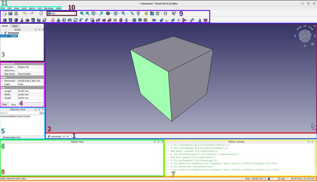 FreeCAD_022_Interface