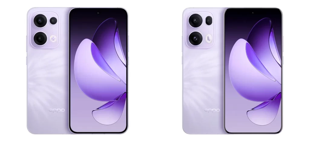 OPPO Reno13 (vľavo) a Reno13 Pro (vpravo)