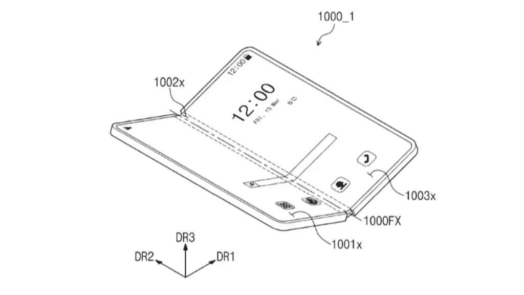 Samsung Galaxy tri-fold patent