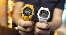 CASIO G-SHOCK GPR-H1000 (žlté) a DW-H5600 (biele)