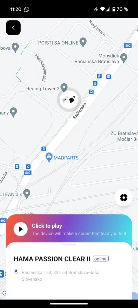 Hama Passion Clear II aplikácia