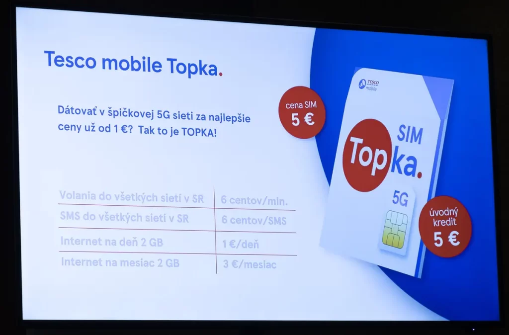 Tesco mobile Topka