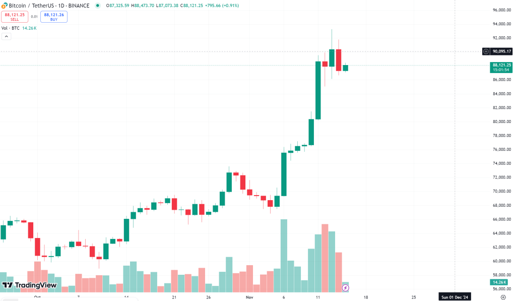 trading view btcusd nov 2024