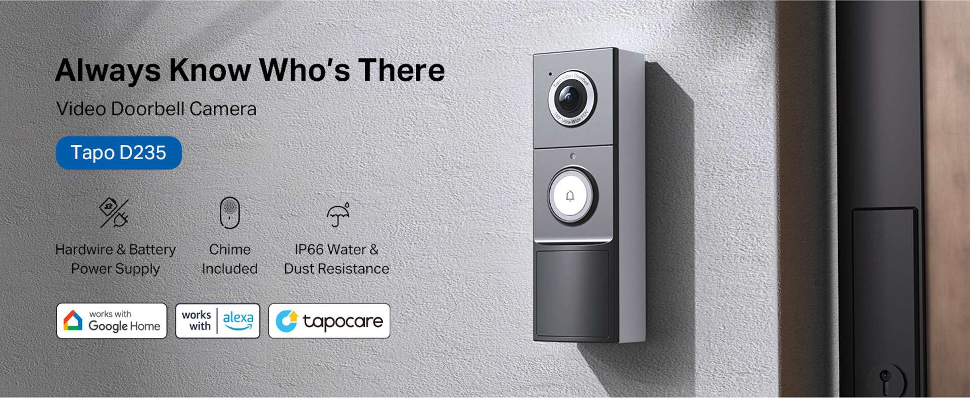 TP-Link predstavuje Tapo D235: Inteligentný zvonček s duálnym napájaním a 2K kamerou