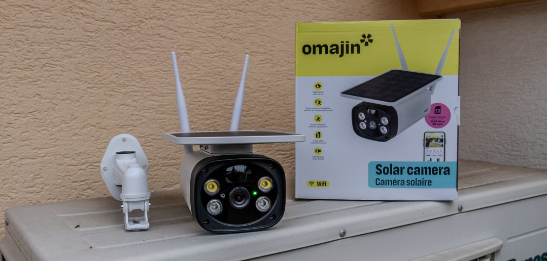 Omajin Solar Camera pred ukončením inštalácie