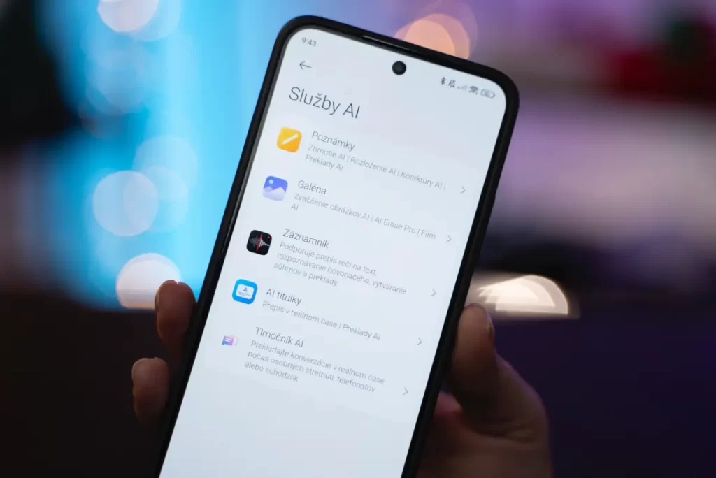 AI funkcie v Xiaomi