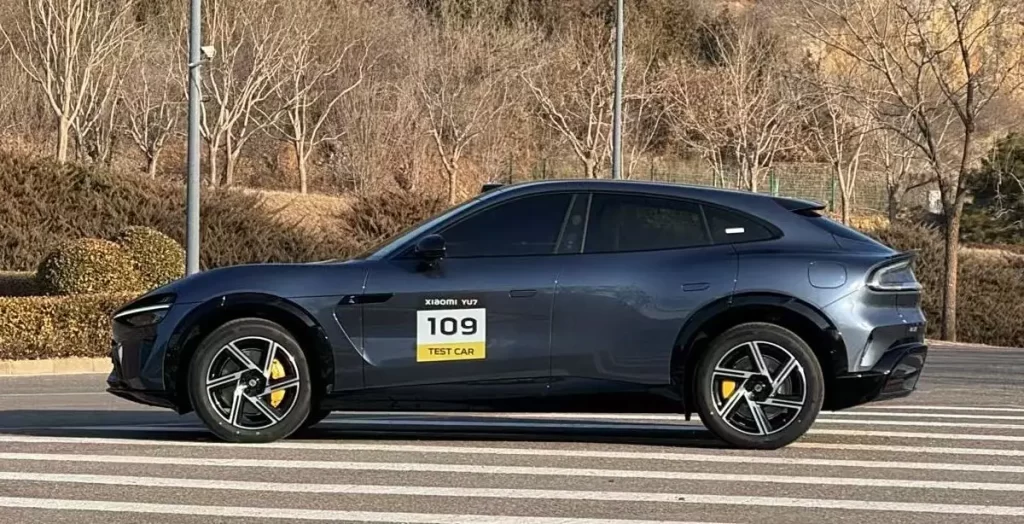 Xiaomi YU7 v rámci testovania