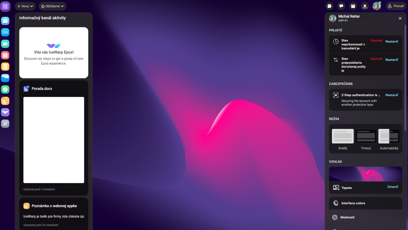 IceWarp: On-line kancelária na webe a náhrada za Microsoft Exchange