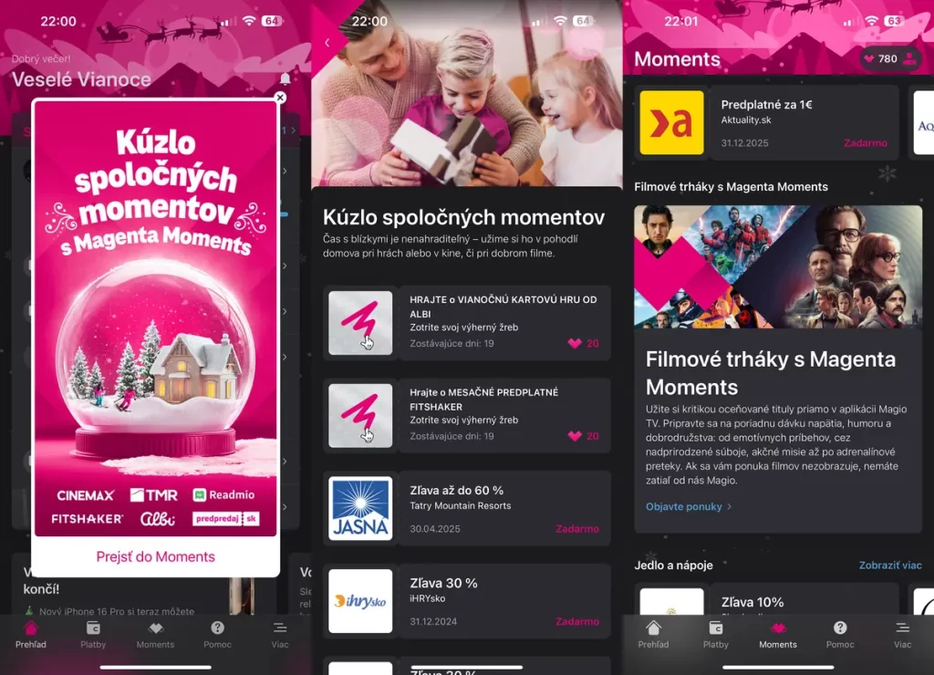 Vianočné prekvapenia v Magenta Moments