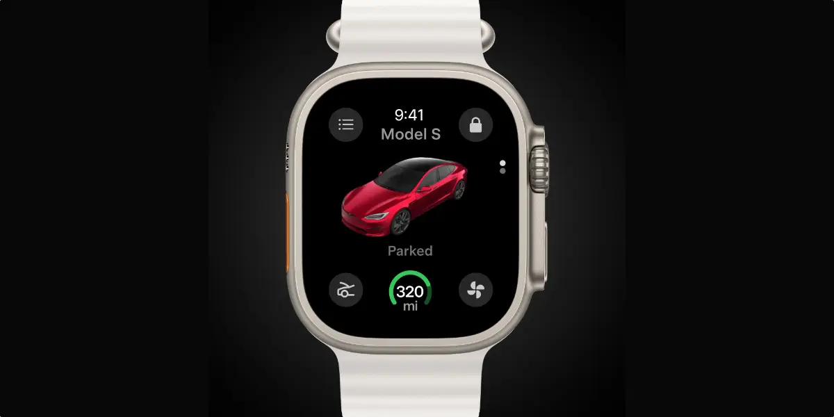 Elektromobily Tesla odomknete už aj cez Apple Watch