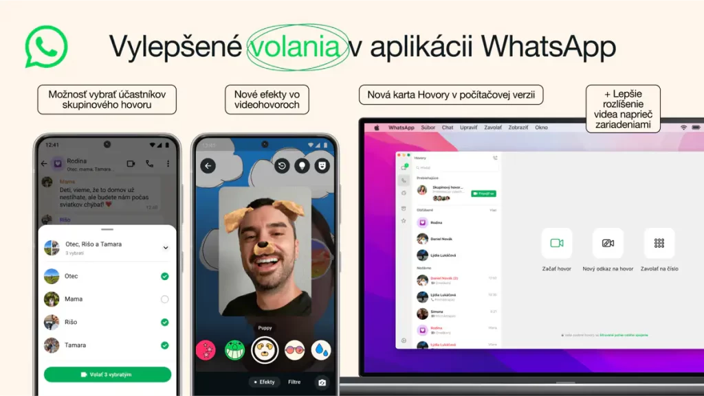 (Video)hovory cez WhatsApp sú odteraz lepšie