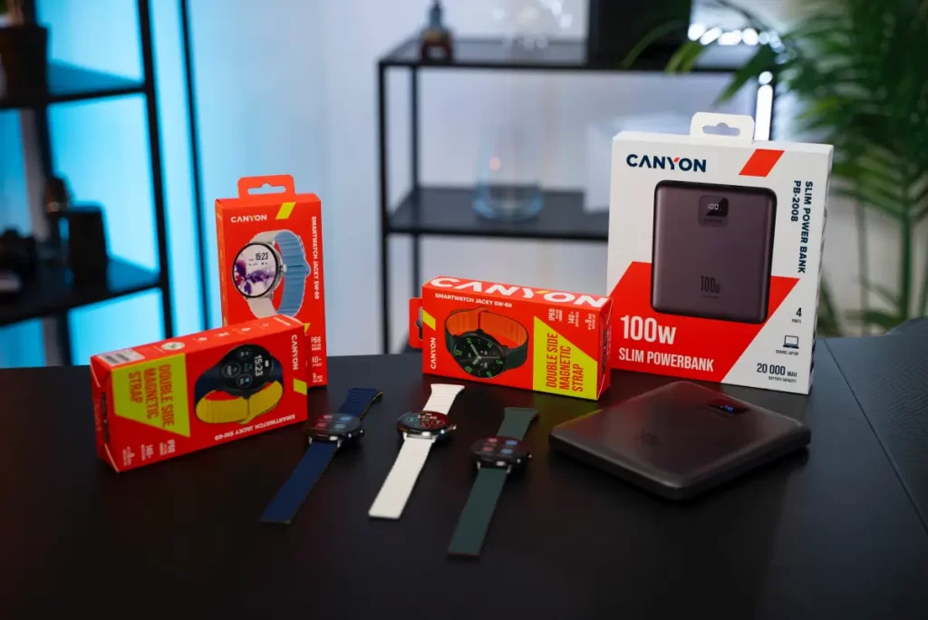 Canyon Jacky SW-69 a powerbanka PB-2008