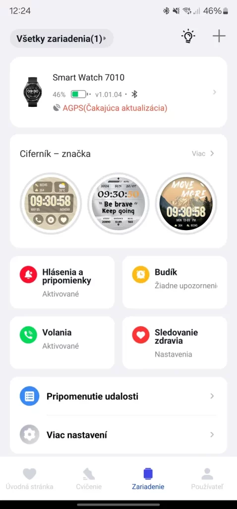 HAMA FIT move aplikácia