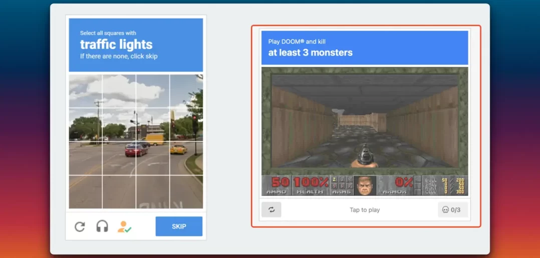 DOOM CAPTCHA