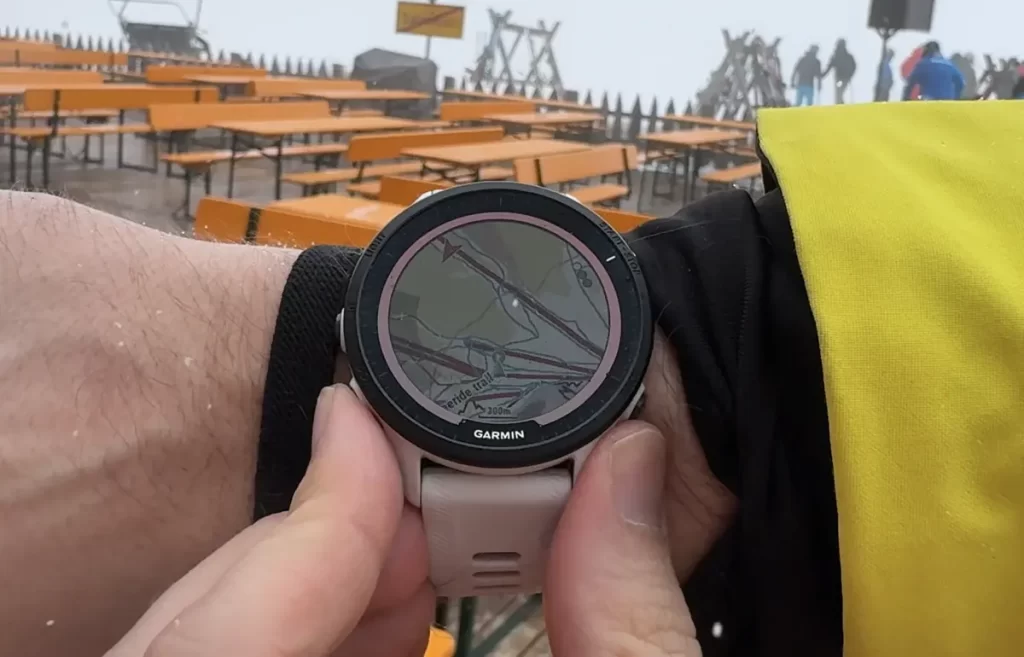 Lyžiarske mapy v Garmin hodinkách