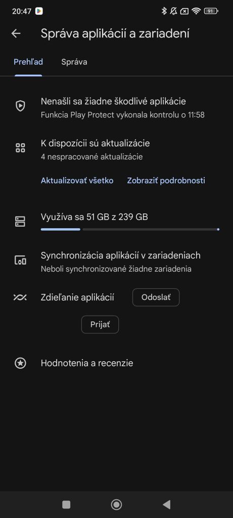 googple play zdielanie apps