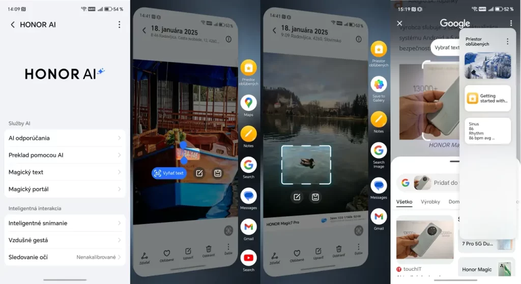 HONOR Magic7 Pro obsahuje viacero AI funkcií