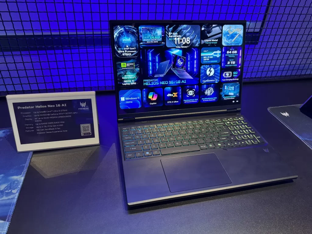 Acer Helios Neo 16 AI