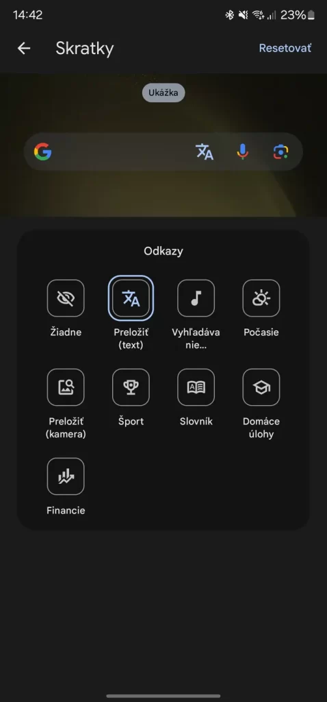 Google vyhľadávanie ponúka nové skratky