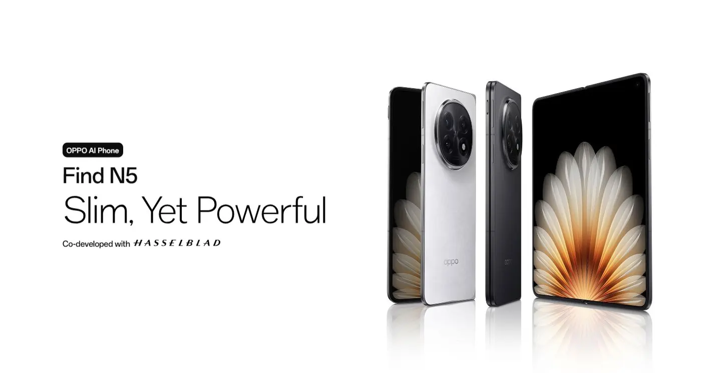 Oppo Find N5 oficiálne: Najtenší skladací telefón na svete s chybičkou krásy