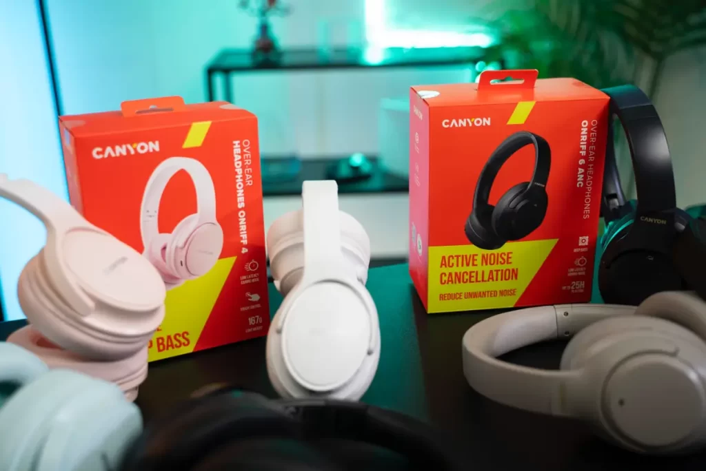 Slúchadlá Canyon OnRiff 4 a OnRiff 6 ANC