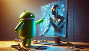 android no robot verification ai image