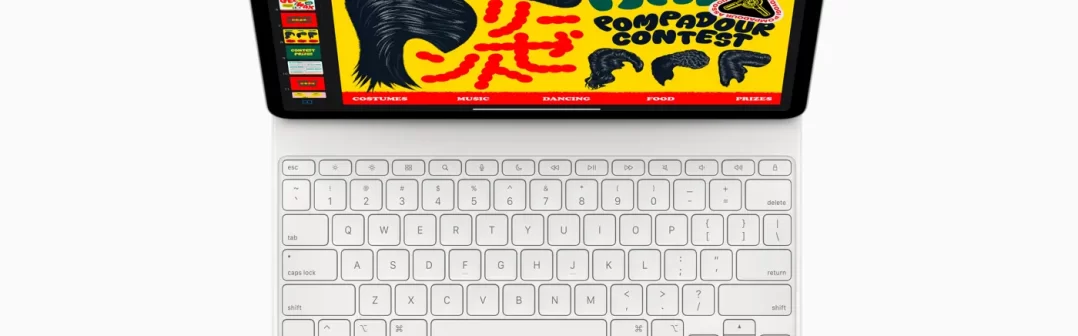 iPad Air M3 s vynovenou klávesnicou Magic Keyboard