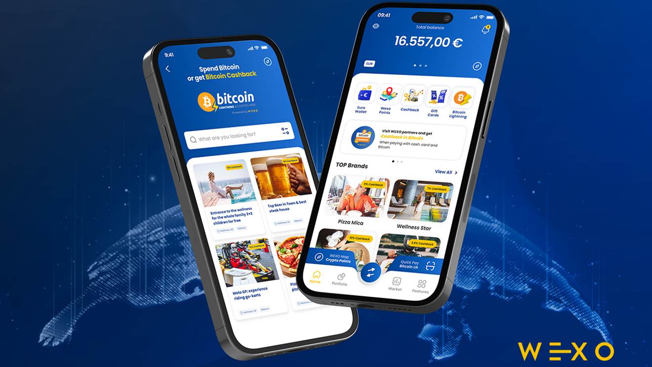 WEXO: Získavajte Bitcoin za bežné nákupy