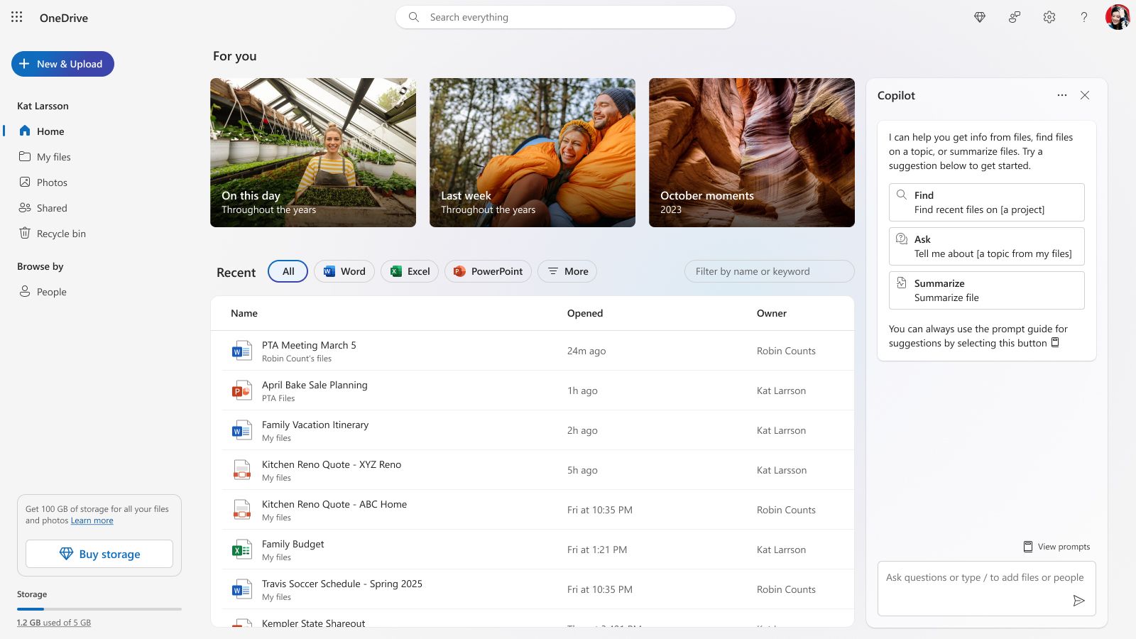 Copilot sa dá použiť aj vo OneDrive, potrebujete ale predplatné