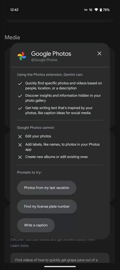 Integrácia Fotiek Google do Gemini
