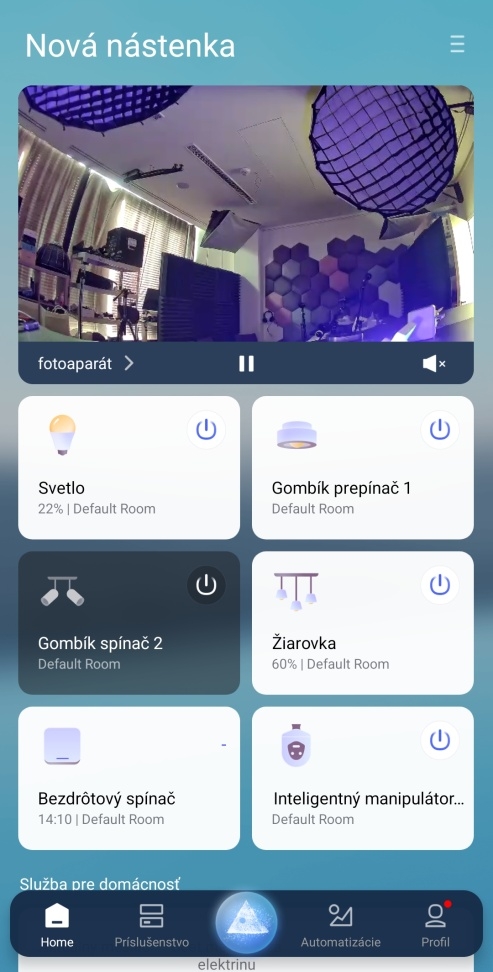 Aplikácia Aqara Home