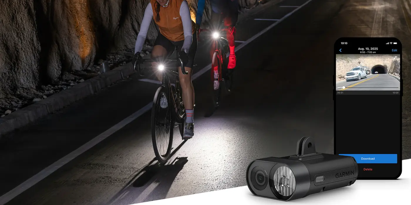 Garmin Varia Vue je cyklistické svetlo so 4K kamerou
