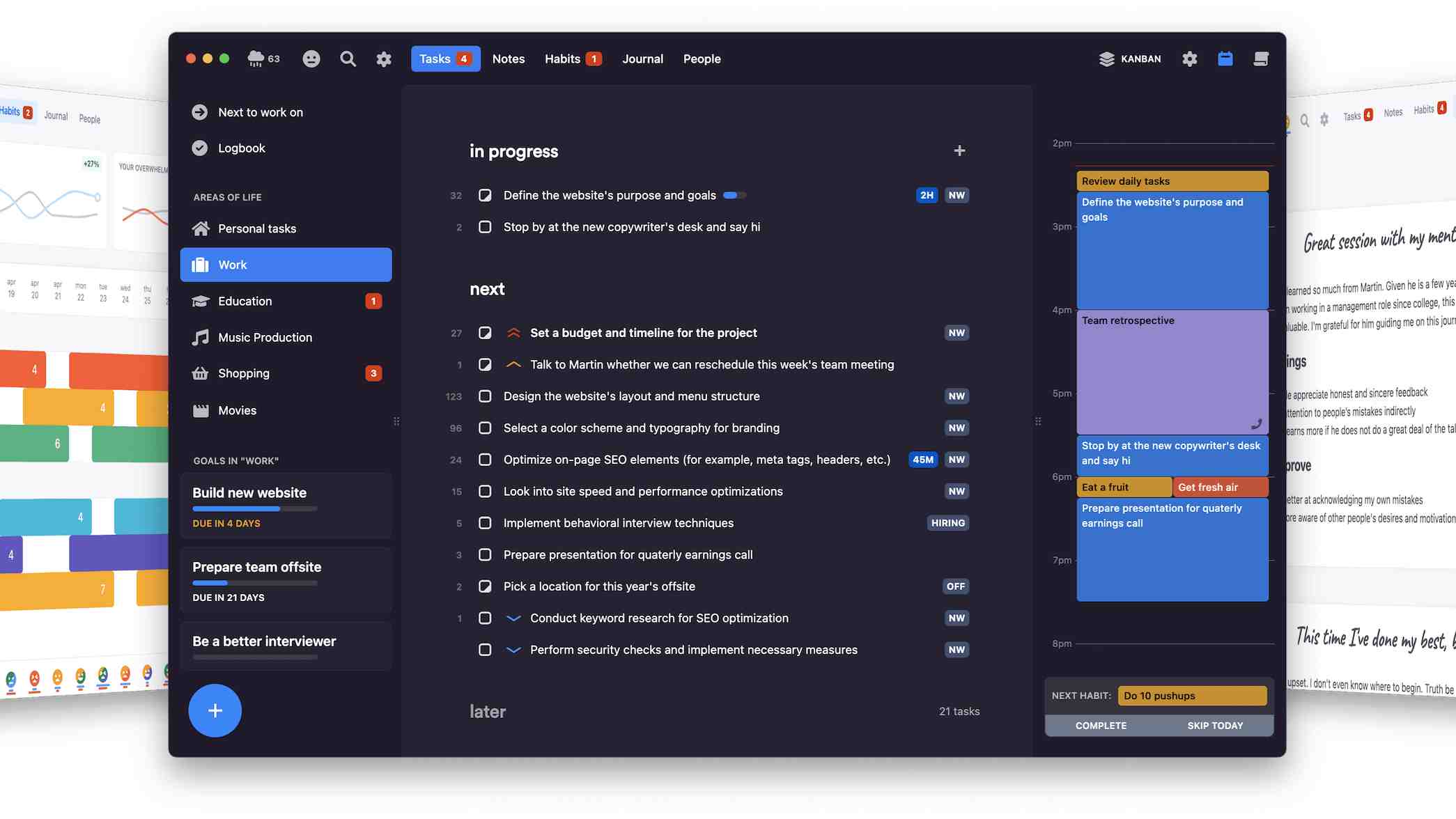Lunatask: Aplikácia na organizovanie úloh