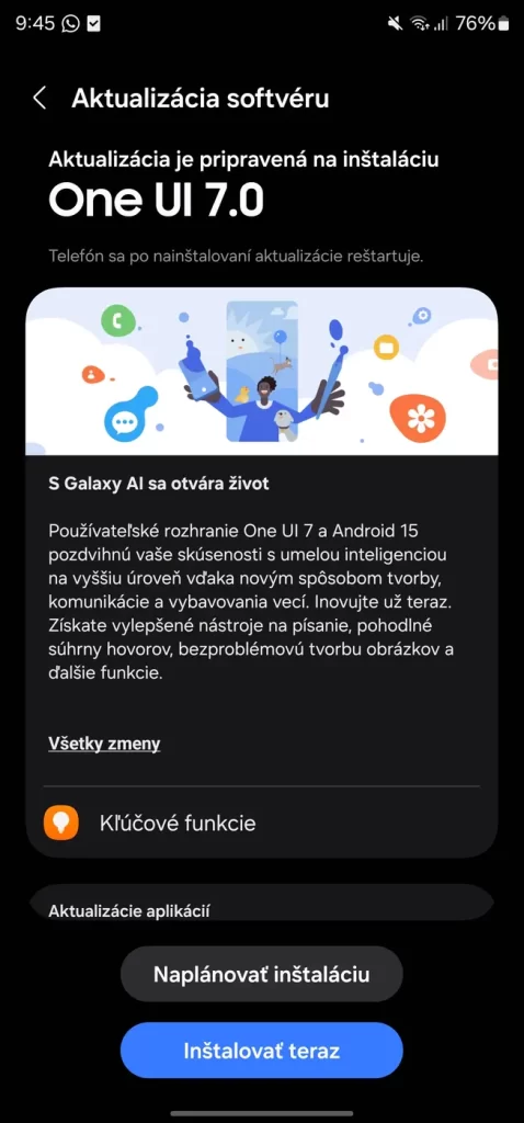 One UI 7 pre sériu Galaxy S23 je k dispozícii už aj na Slovensku