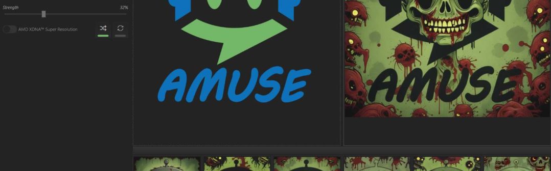 zombie style filters Amuse app