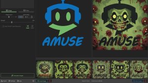 zombie style filters Amuse app