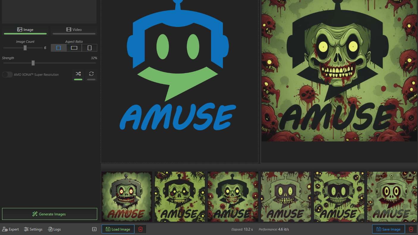 Amuse: AI generovanie obrázkov na počítači a zadarmo