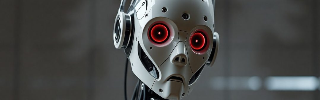 frightned_AI_humanoid_AI_robot_with_AI image