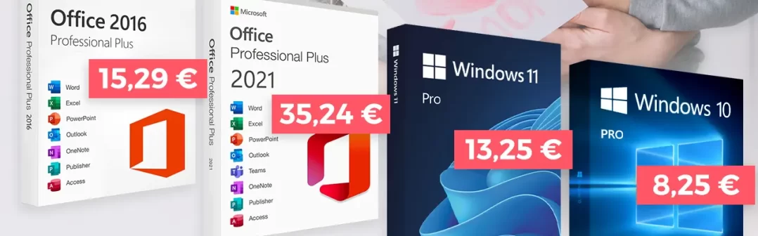 Aktualizujte svoj PC s doživotným Microsoft Office od 15 € a Windows 11 Pro od 10 € na Godeal24