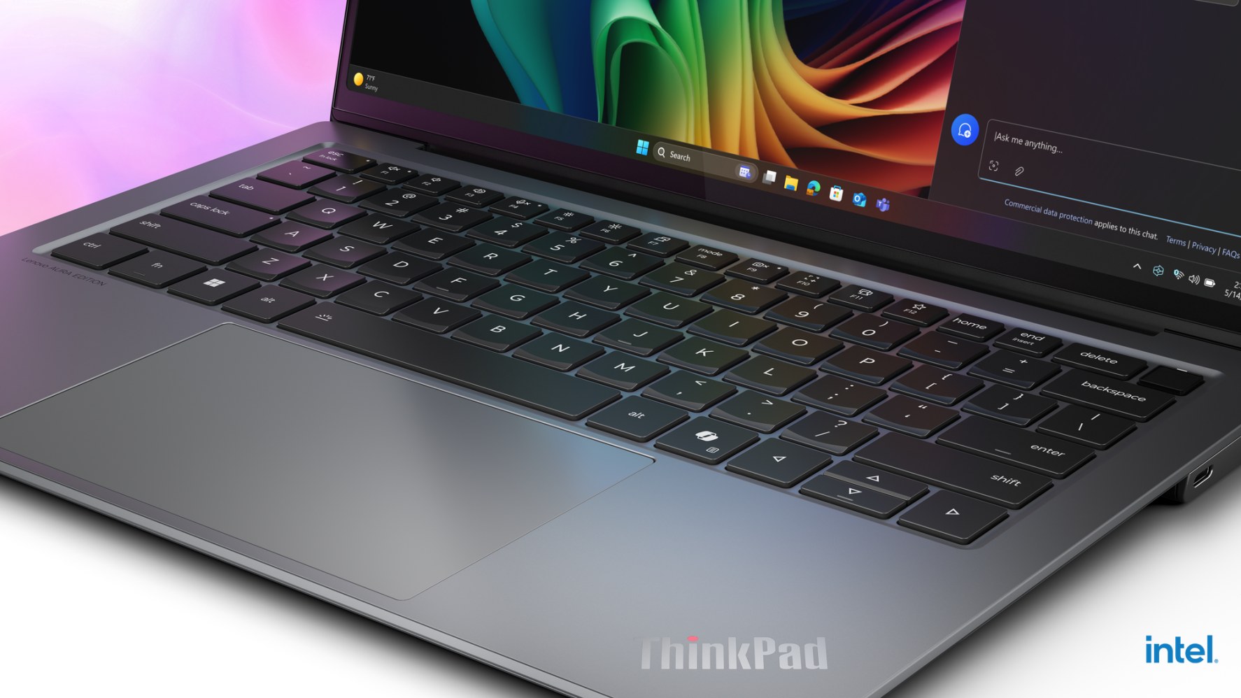Lenovo má ThinkPad bez trackpointu ale s umelou inteligenciou priamo v zariadení