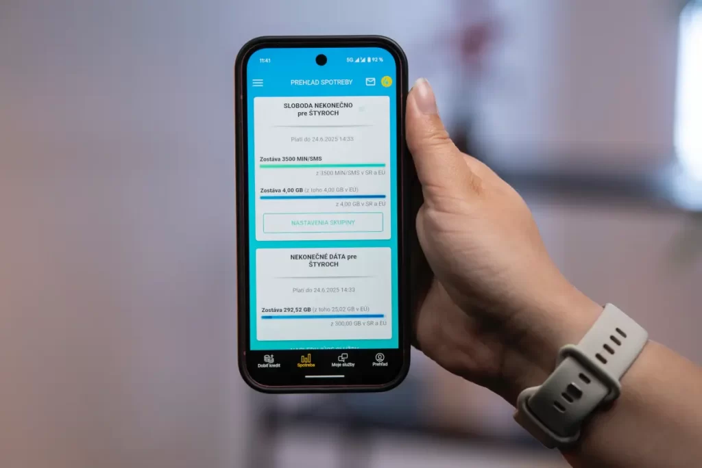 Zdieľaný paušál operátora 4ka