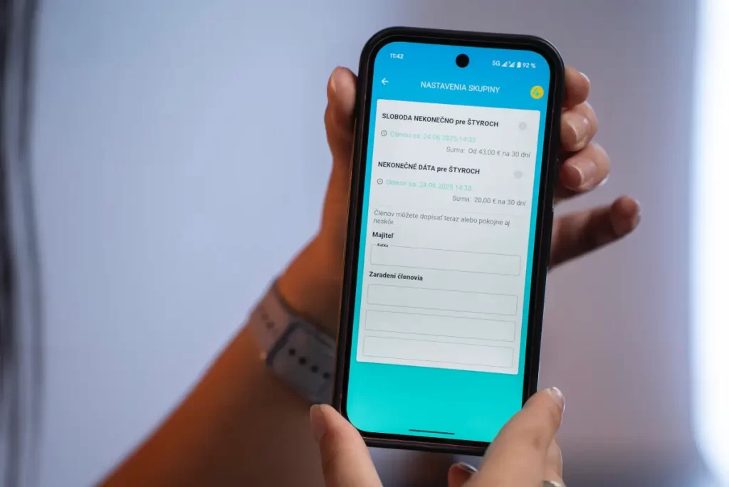 Zdieľaný paušál operátora 4ka